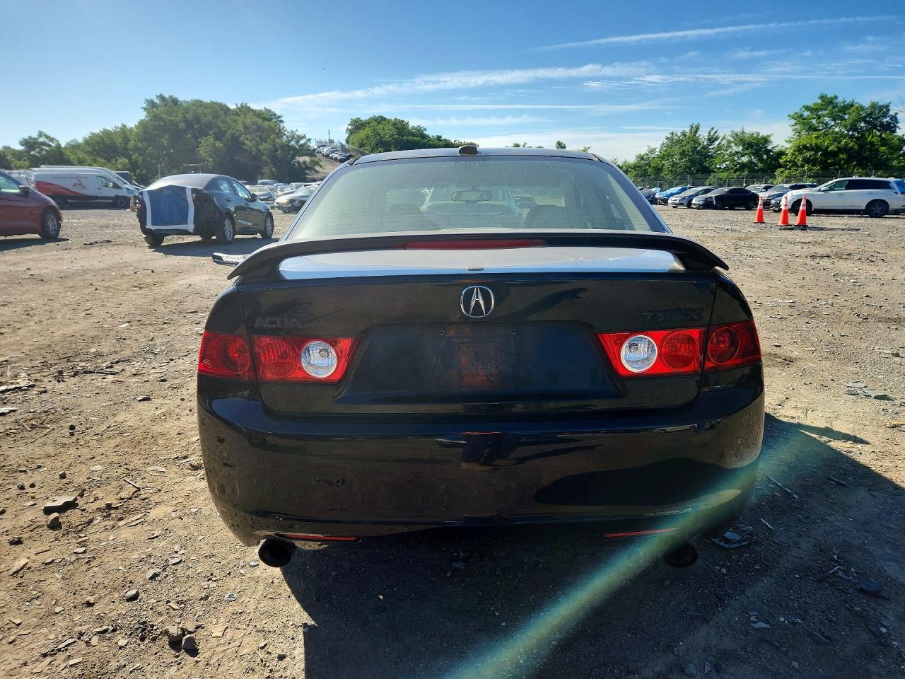 2005 Acura Tsx Black vin: JH4CL95825C027597