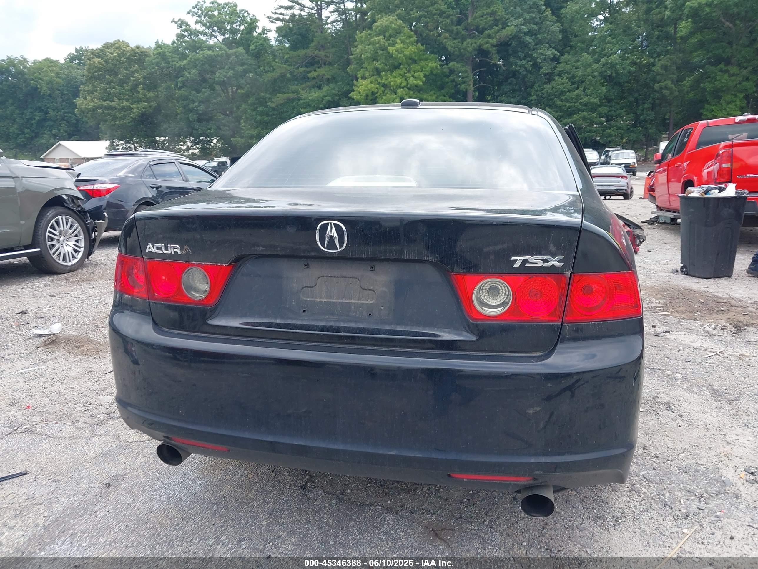 2007 Acura Tsx   Black vin: JH4CL95827C021852