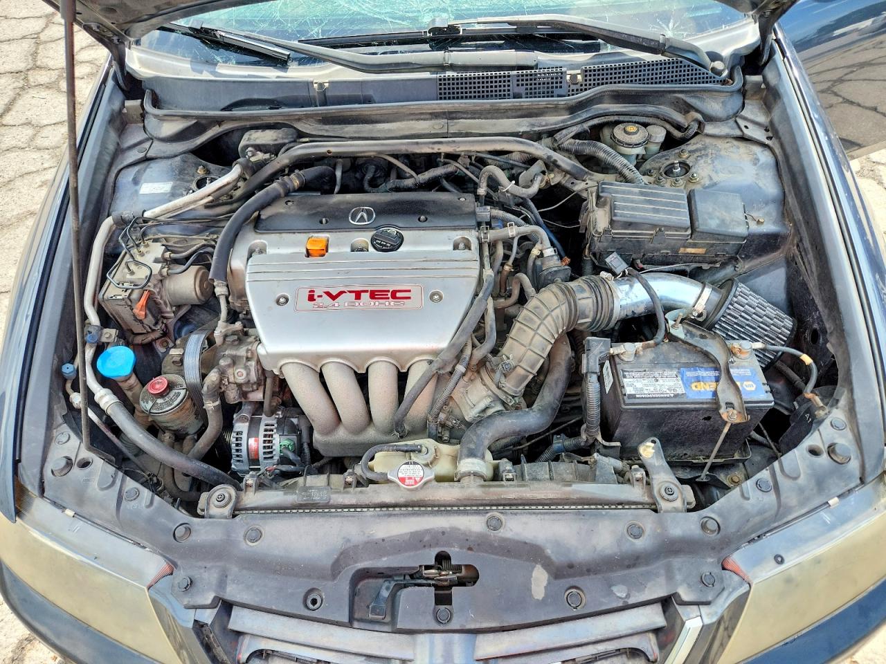 2004 Acura Tsx Gray vin: JH4CL95834C015022