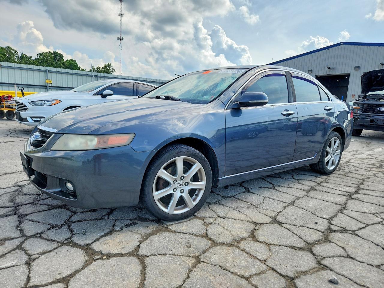 2004 Acura Tsx Gray vin: JH4CL95834C015022