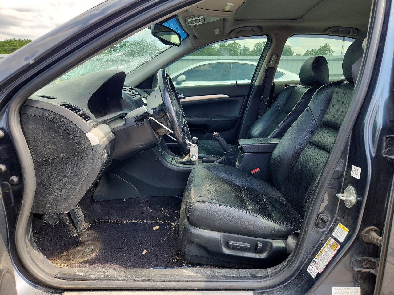 2004 Acura Tsx Gray vin: JH4CL95834C015022