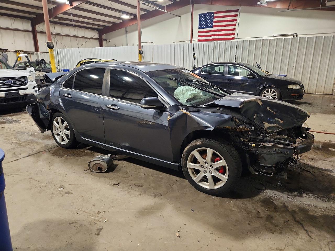 2005 Acura Tsx Gray vin: JH4CL95835C013904