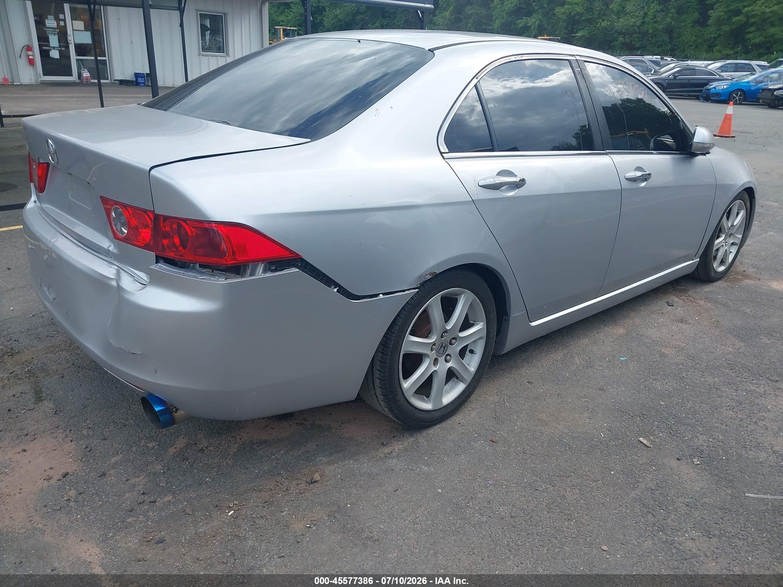 2004 Acura Tsx   Silver vin: JH4CL95844C008208