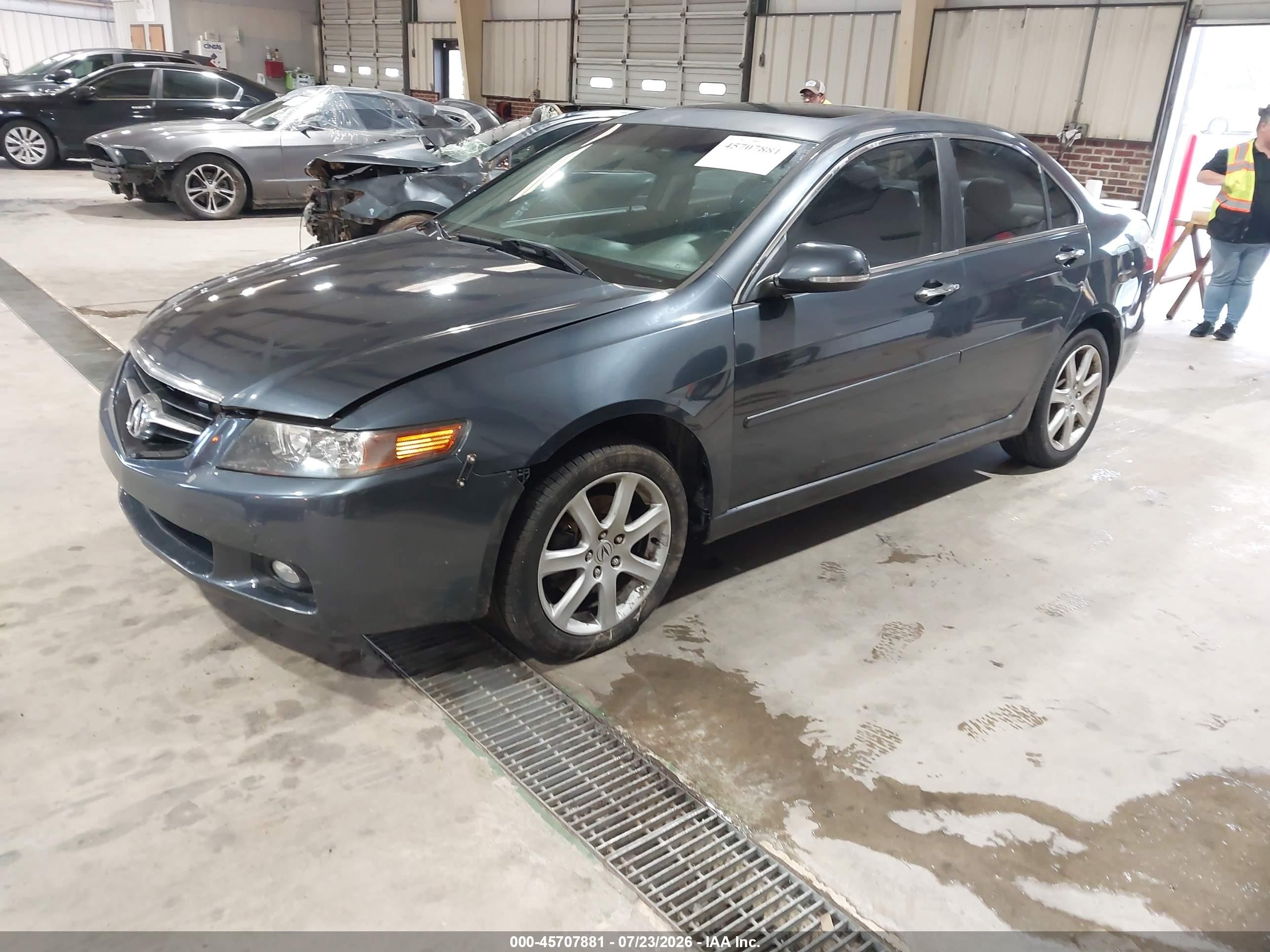 2004 Acura Tsx Blue vin: JH4CL95844C039278