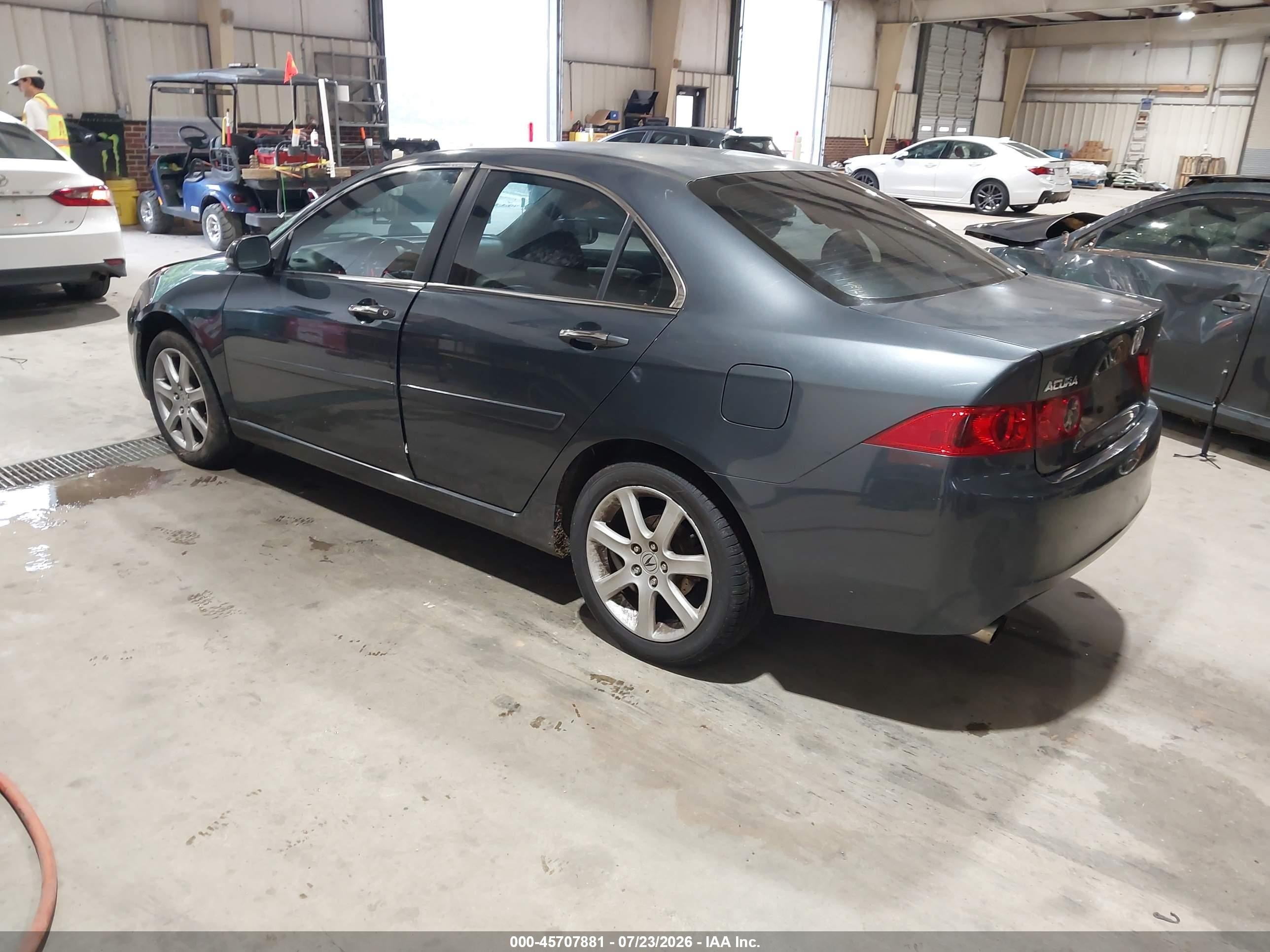 2004 Acura Tsx Blue vin: JH4CL95844C039278
