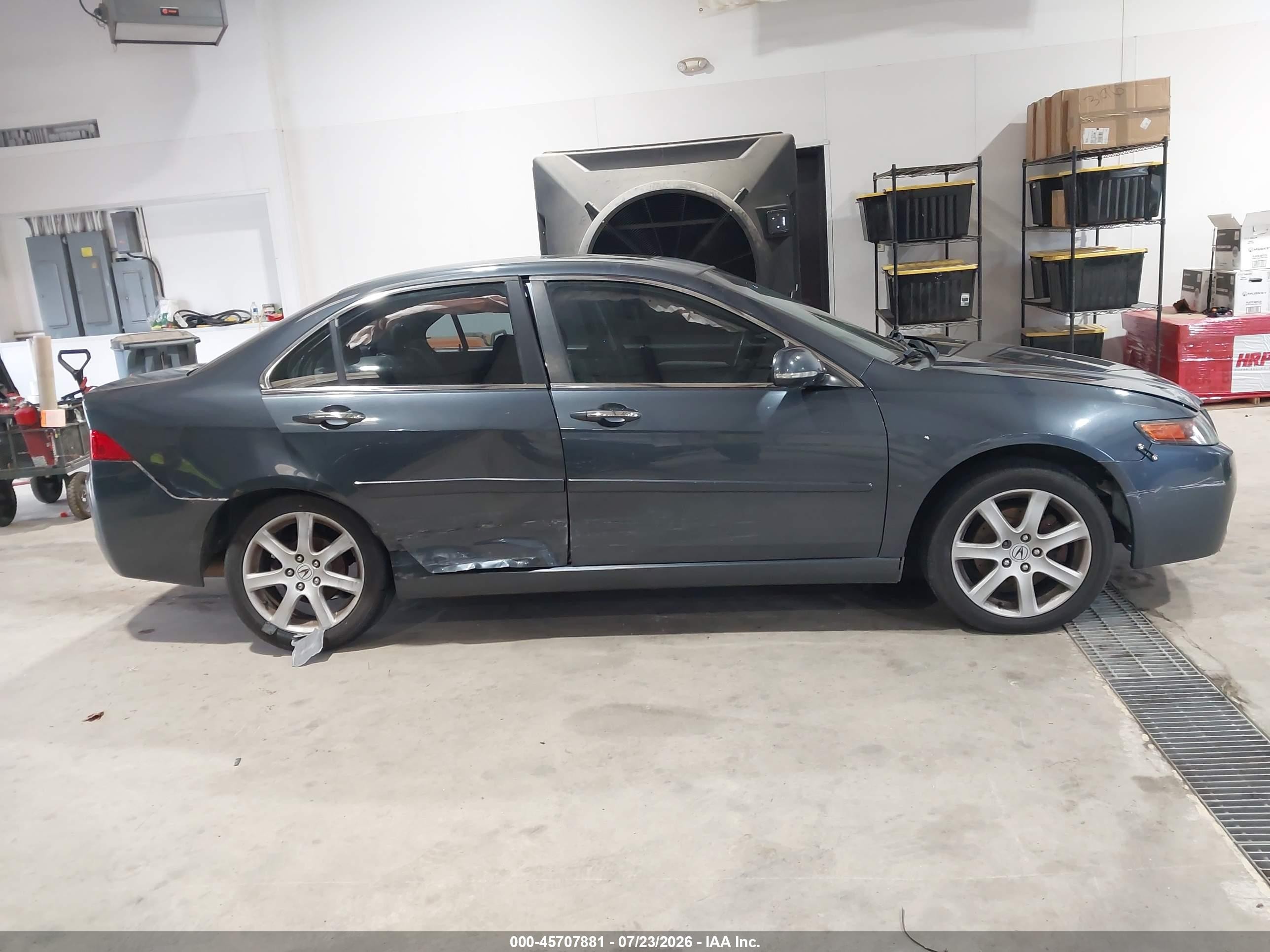 2004 Acura Tsx Blue vin: JH4CL95844C039278