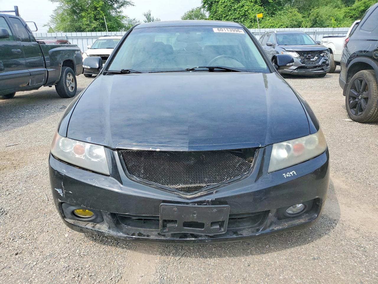 2005 Acura Tsx Black vin: JH4CL95845C802773