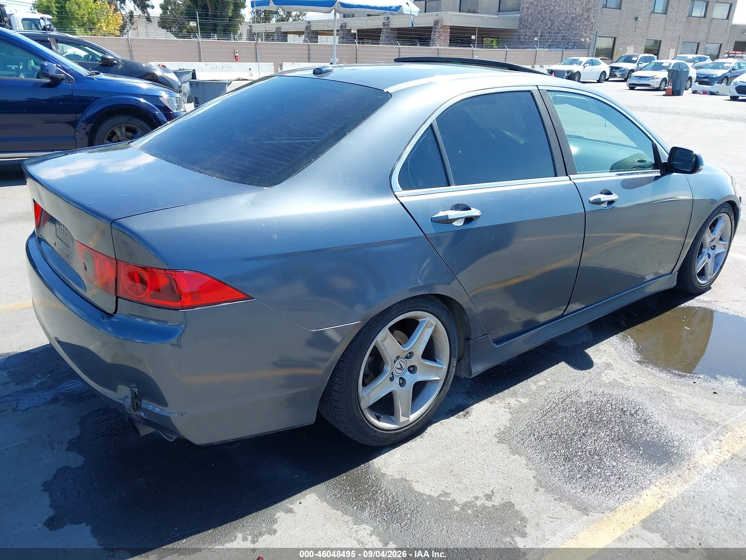 2006 Acura Tsx Blue vin: JH4CL95846C000239