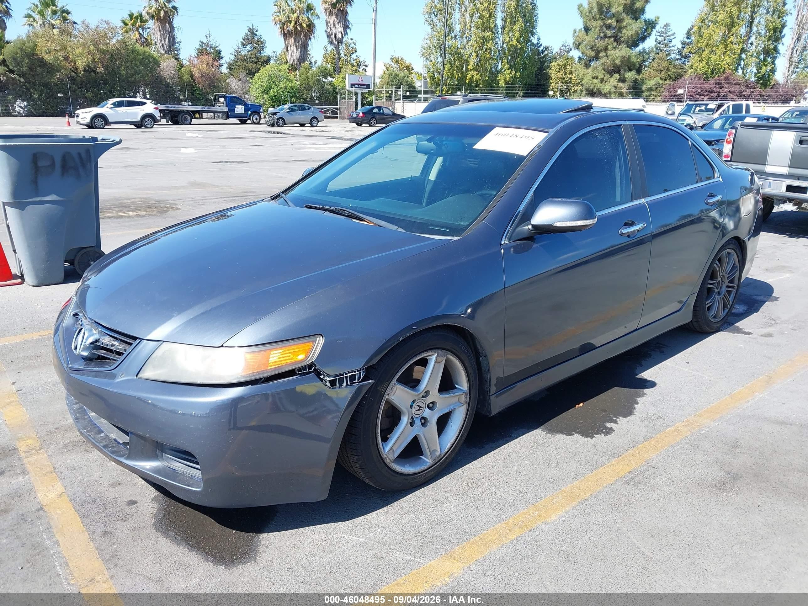 2006 Acura Tsx Blue vin: JH4CL95846C000239