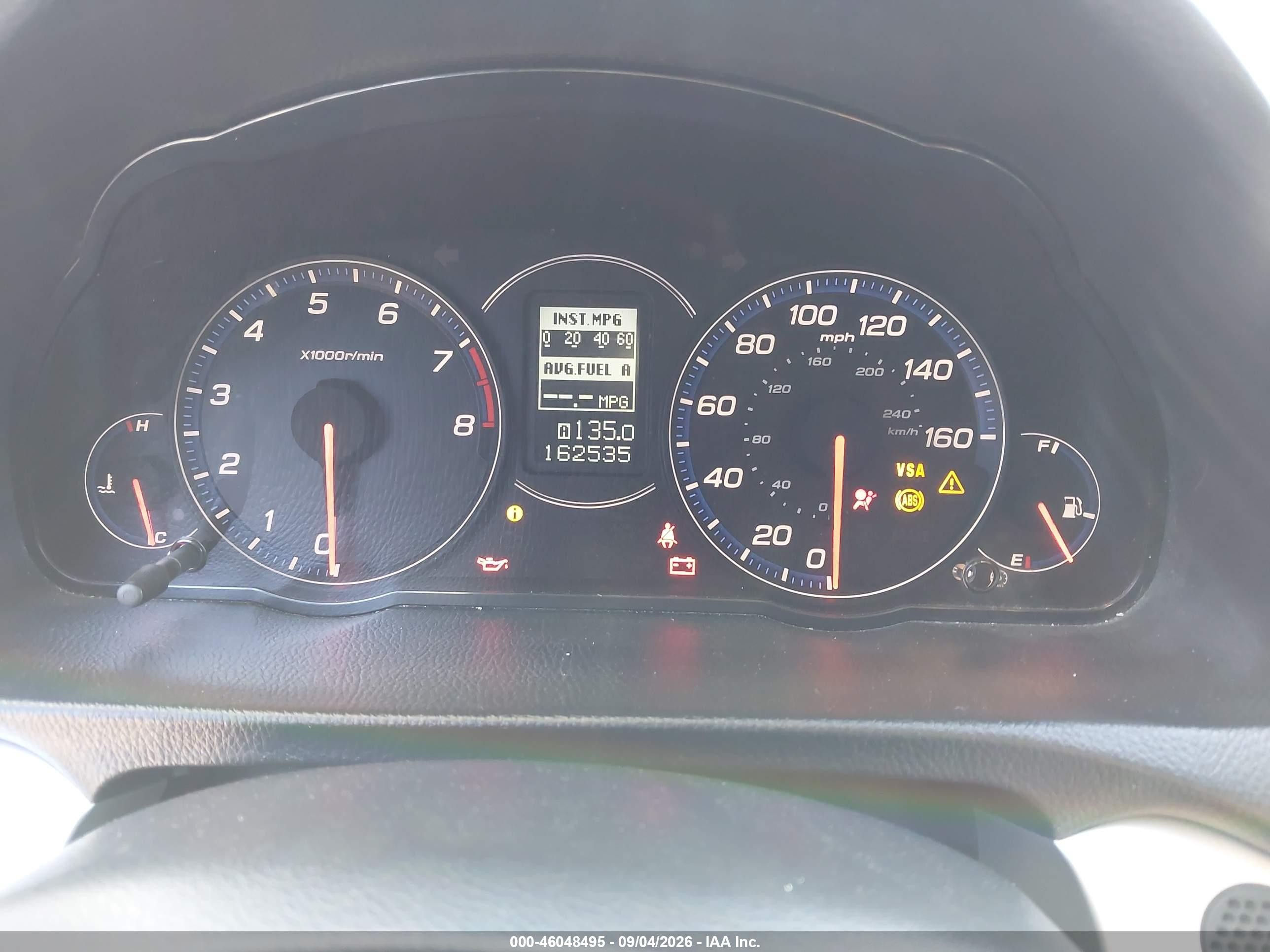 2006 Acura Tsx Blue vin: JH4CL95846C000239