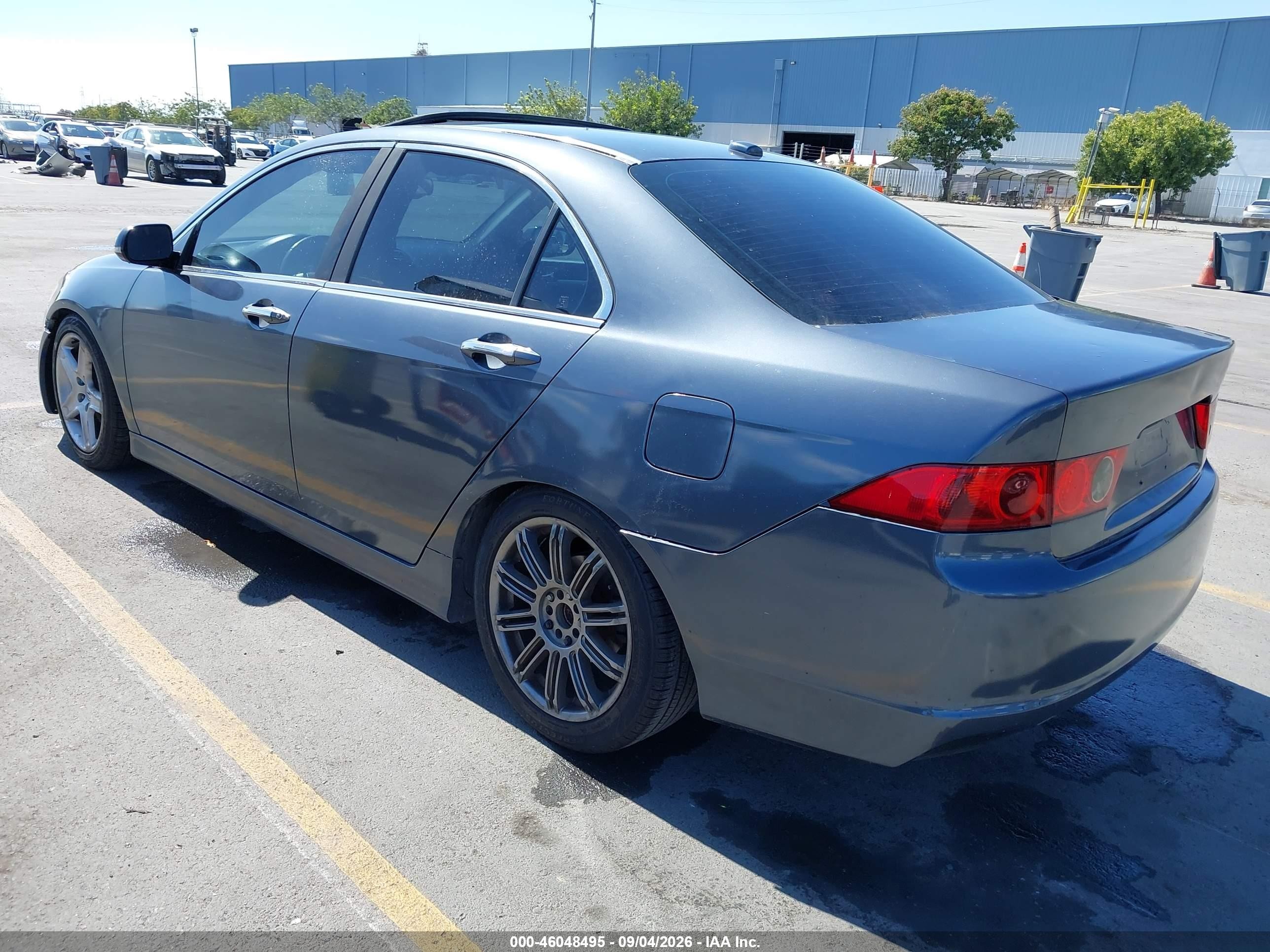 2006 Acura Tsx Blue vin: JH4CL95846C000239