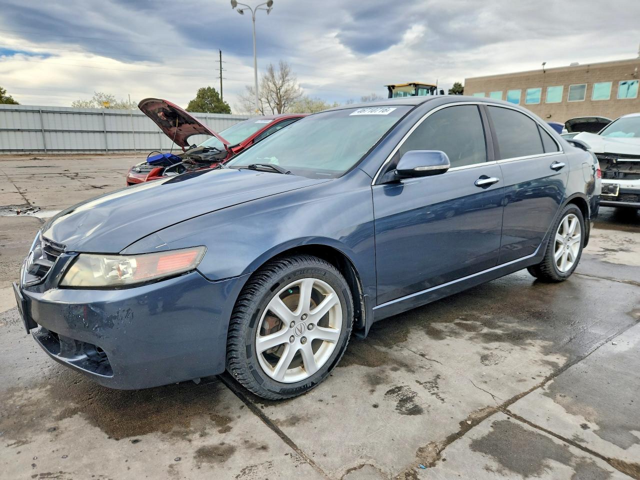 2004 Acura Tsx Charcoal vin: JH4CL95854C006371