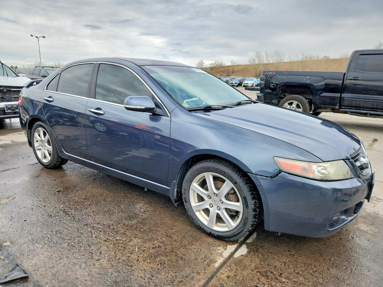 2004 Acura Tsx Charcoal vin: JH4CL95854C006371