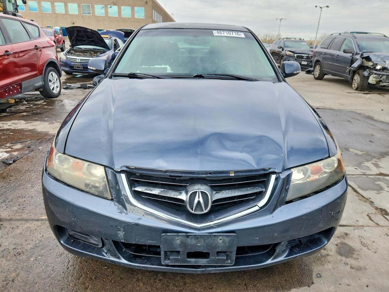 2004 Acura Tsx Charcoal vin: JH4CL95854C006371