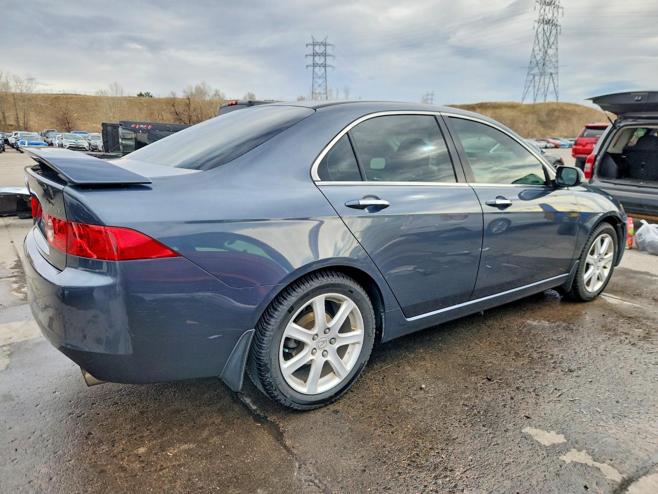 2004 Acura Tsx Charcoal vin: JH4CL95854C006371