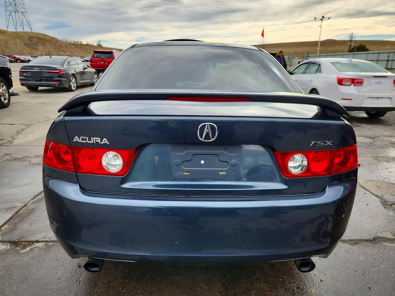 2004 Acura Tsx Charcoal vin: JH4CL95854C006371