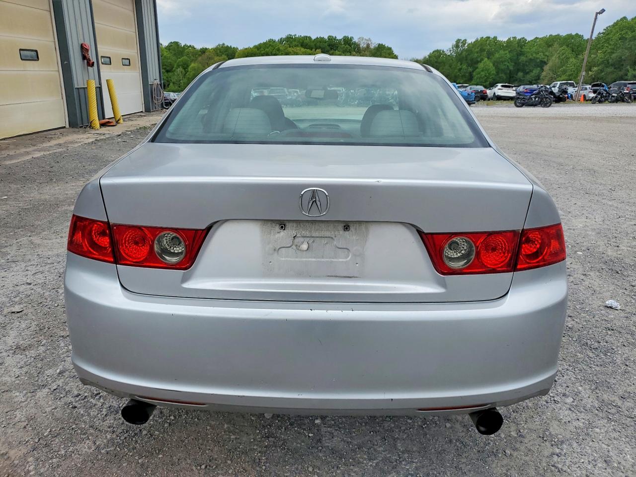 2006 Acura Tsx Silver vin: JH4CL95856C011752
