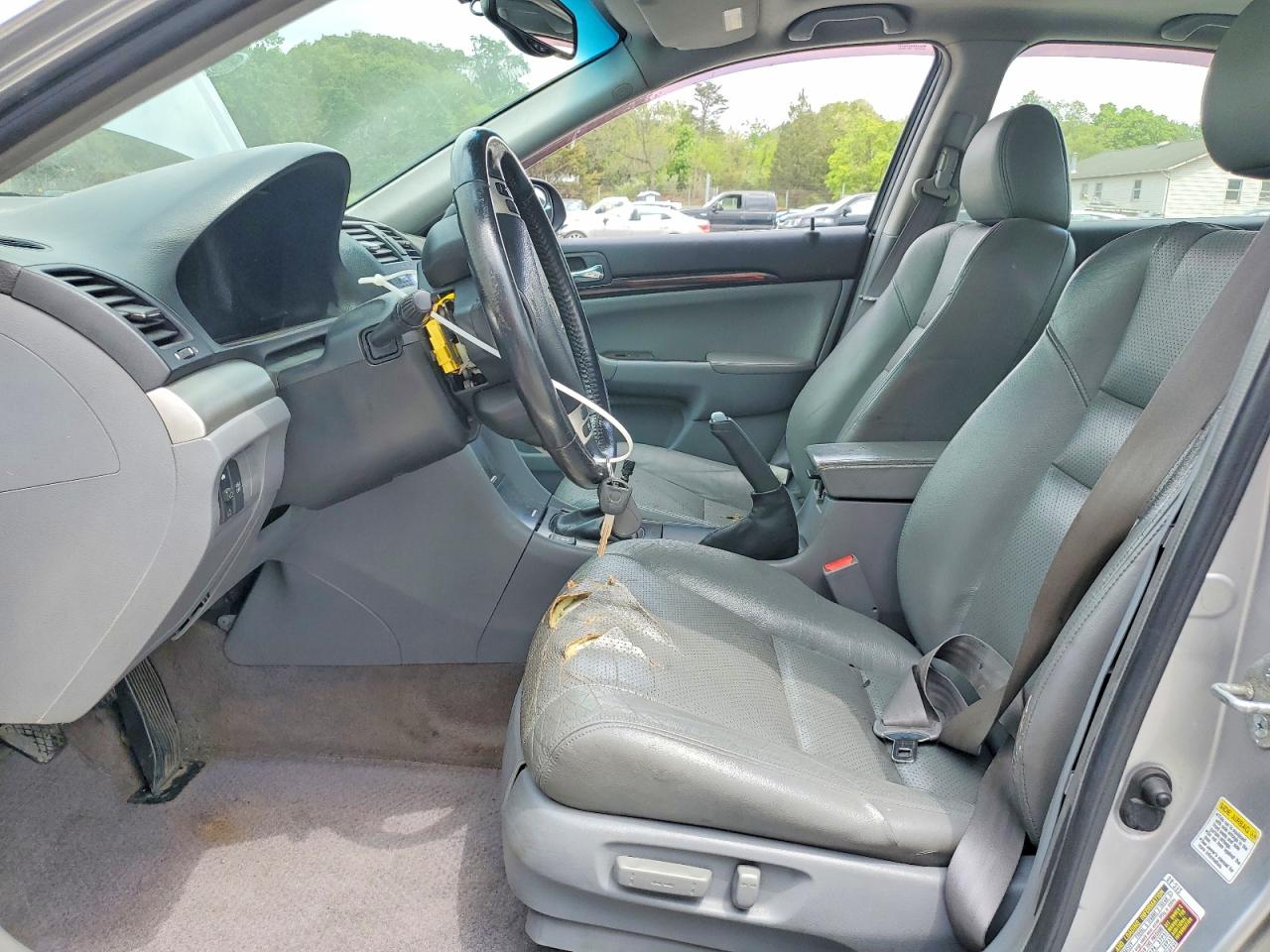 2006 Acura Tsx Silver vin: JH4CL95856C011752