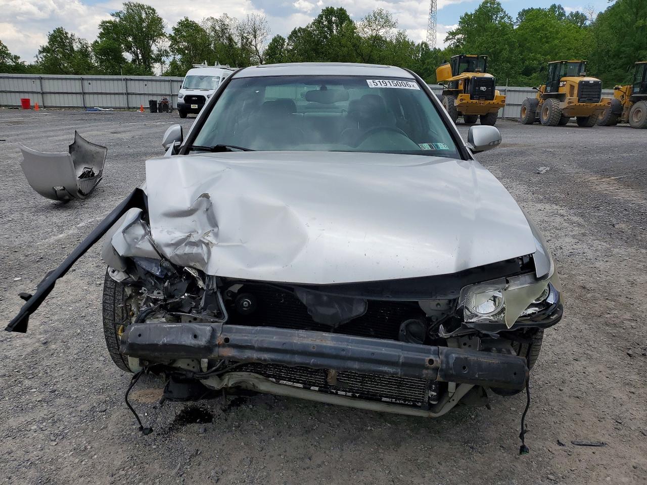 2006 Acura Tsx Silver vin: JH4CL95856C011752