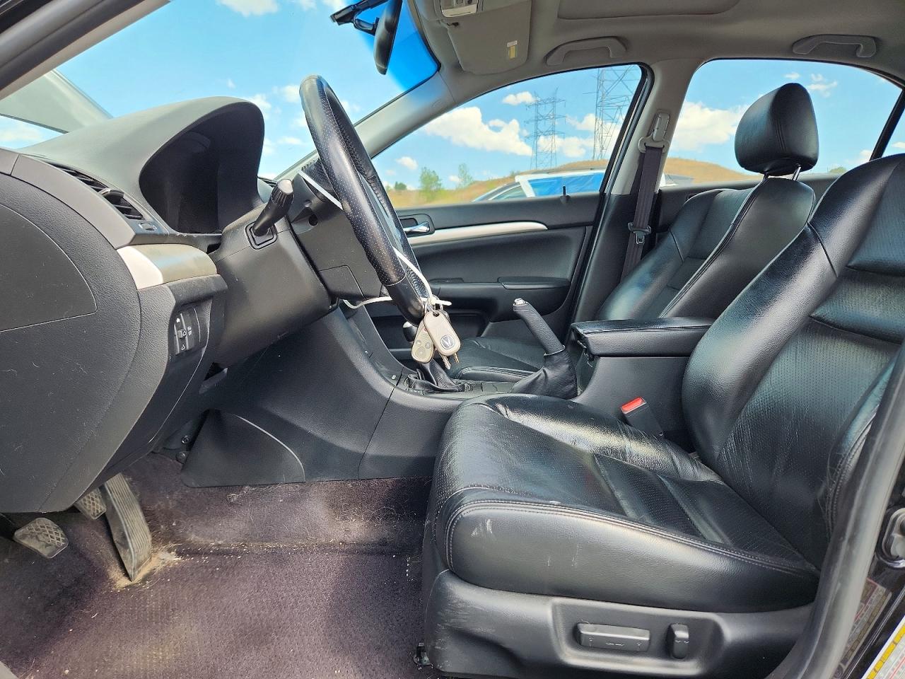 2004 Acura Tsx Black vin: JH4CL95864C033000