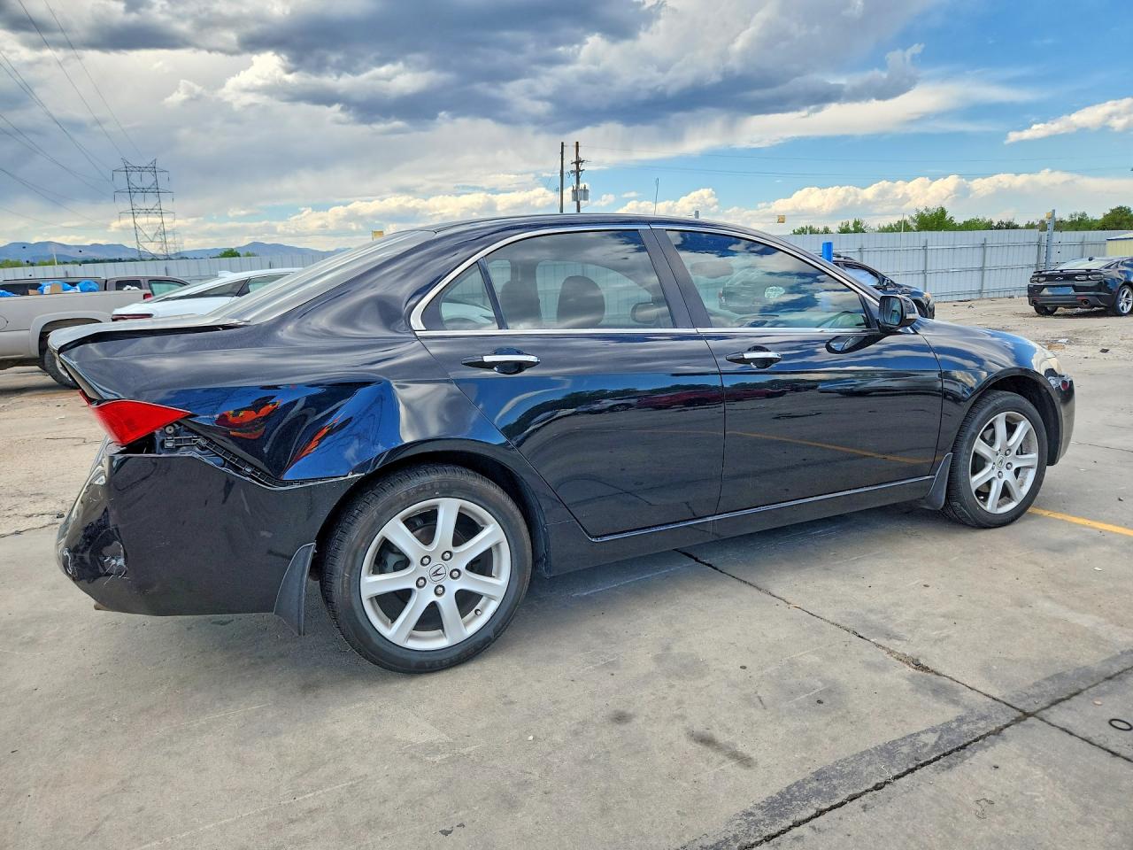2004 Acura Tsx Black vin: JH4CL95864C033000