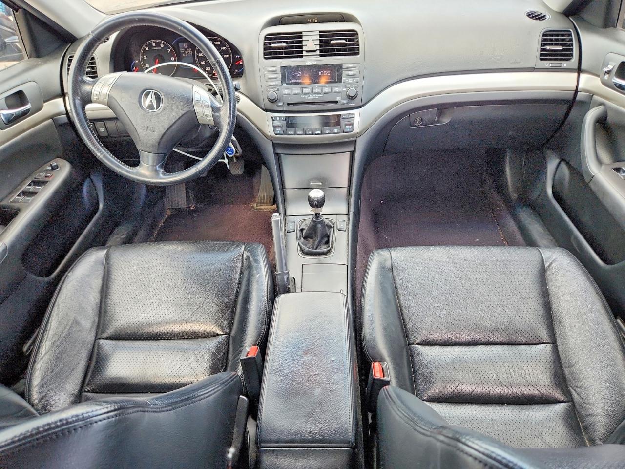 2004 Acura Tsx Black vin: JH4CL95864C033000