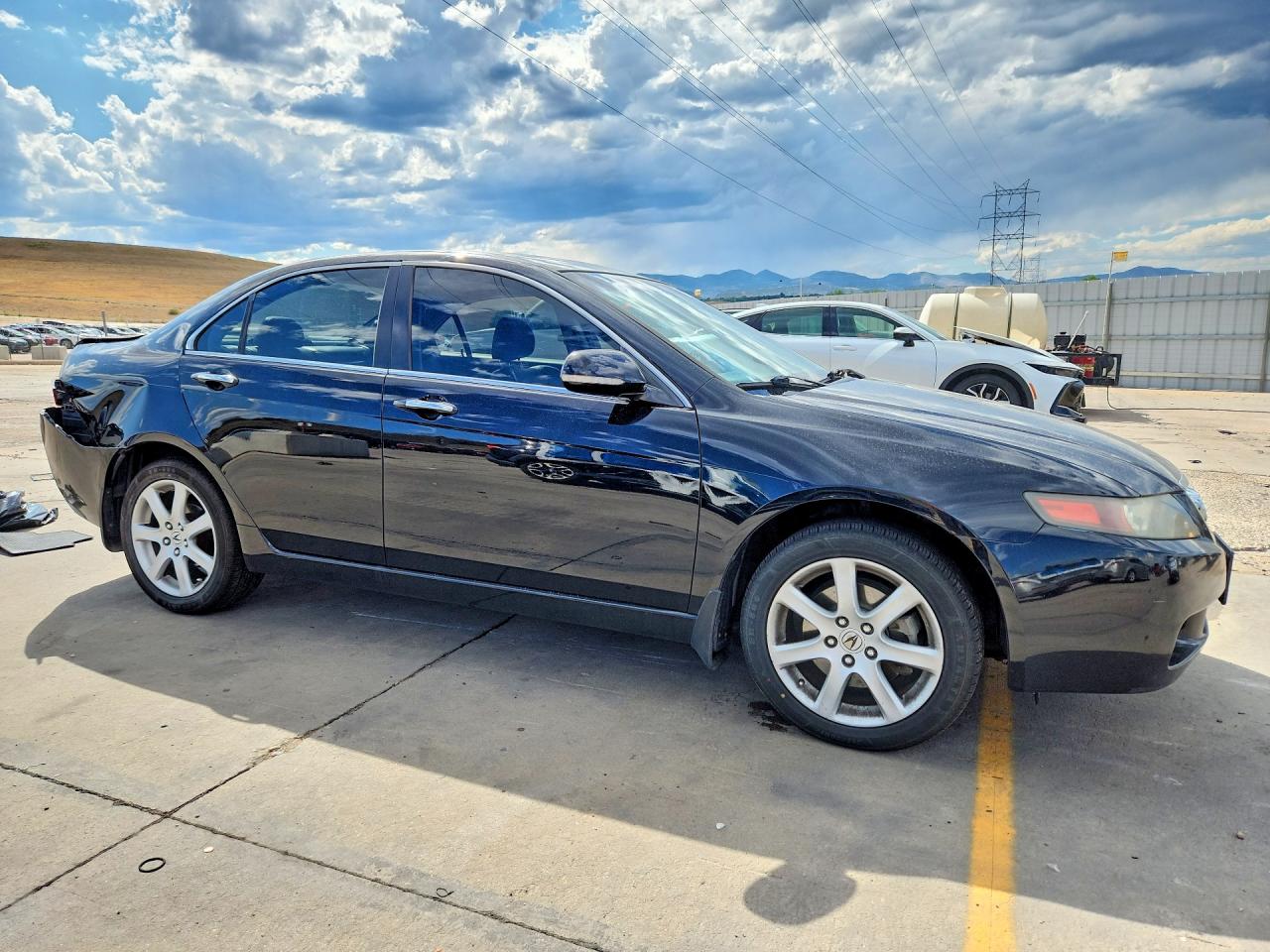 2004 Acura Tsx Black vin: JH4CL95864C033000