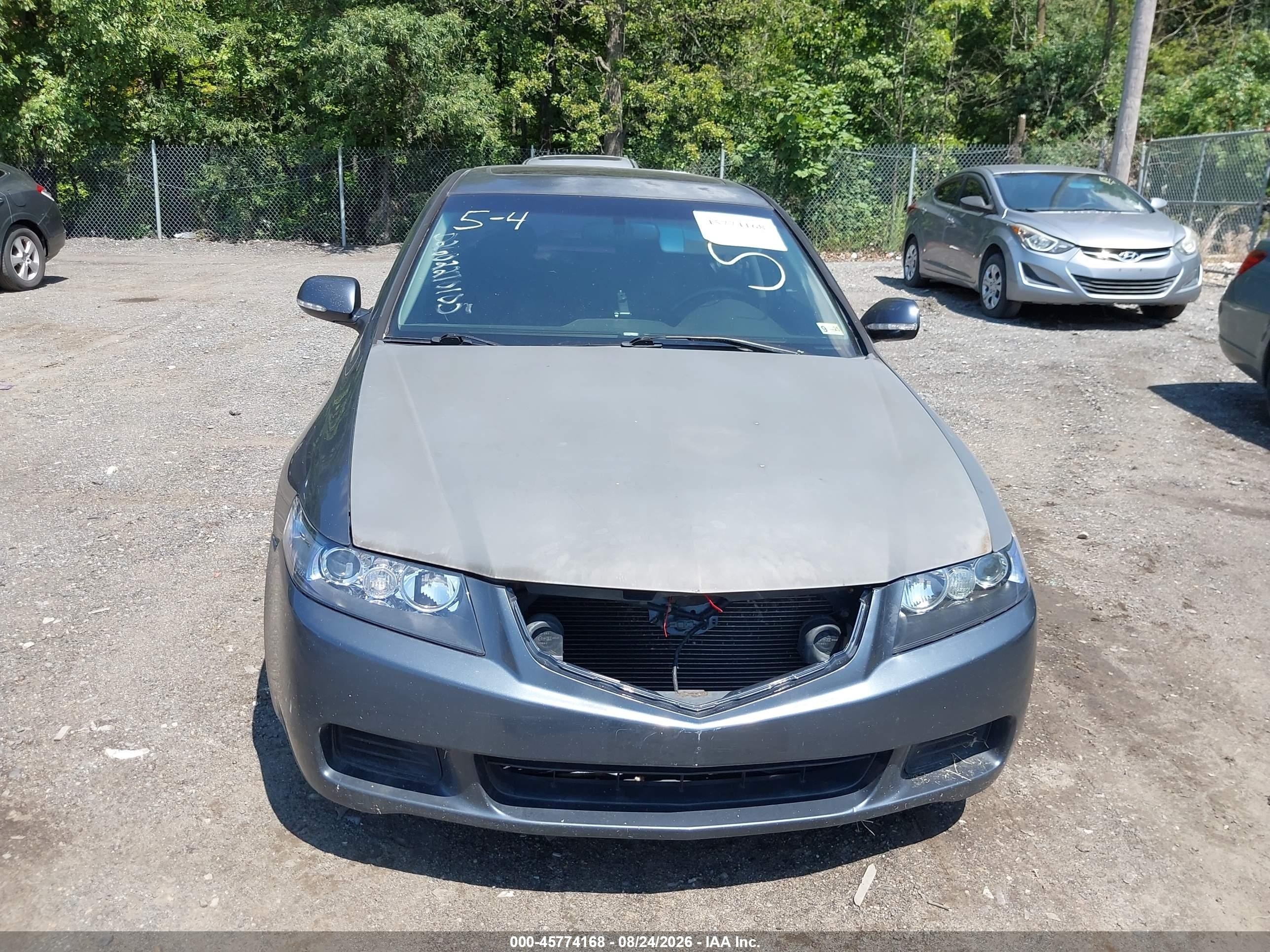 2004 Acura Tsx   Серый vin: JH4CL95864C043185