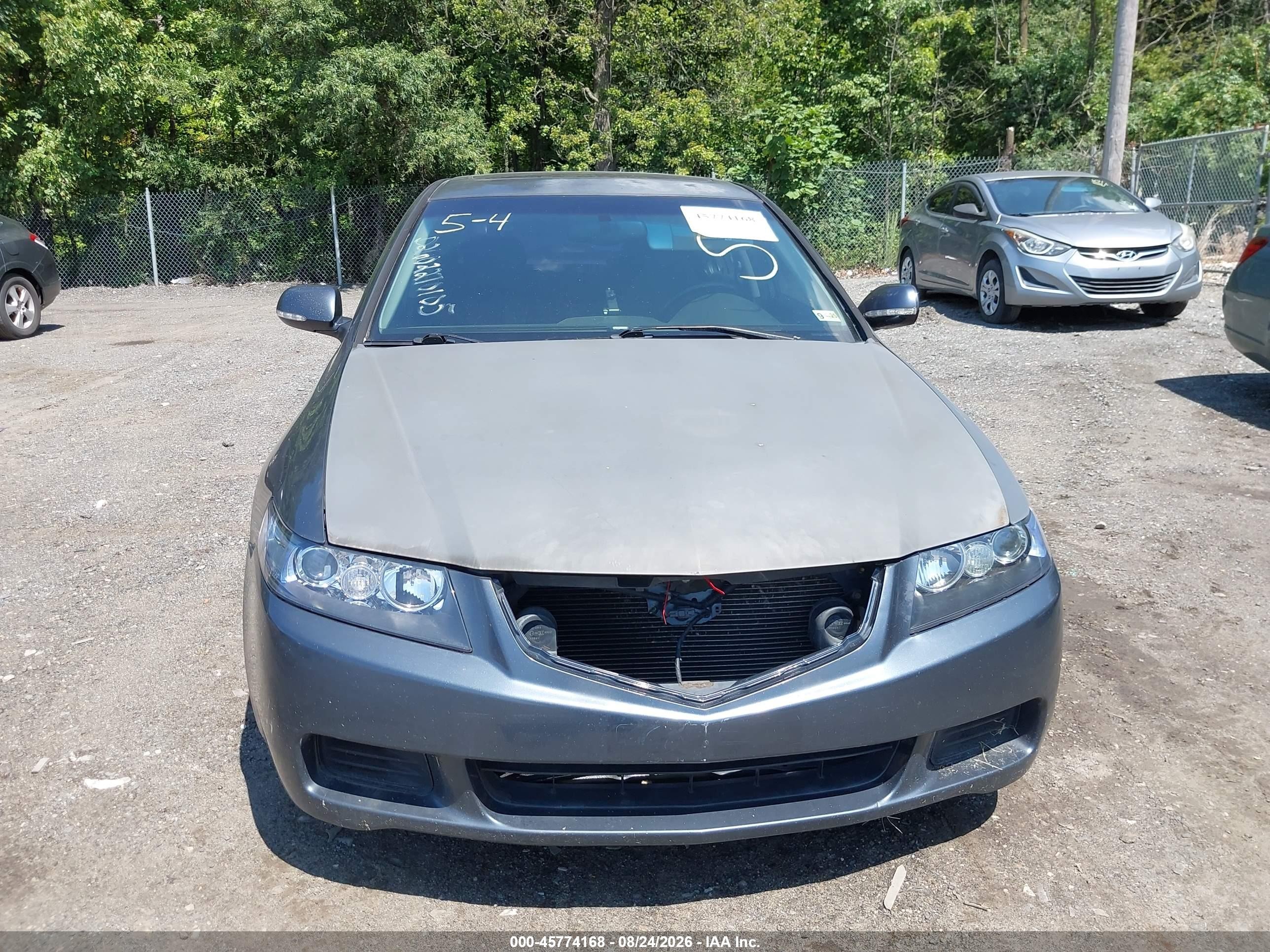 2004 Acura Tsx   Серый vin: JH4CL95864C043185