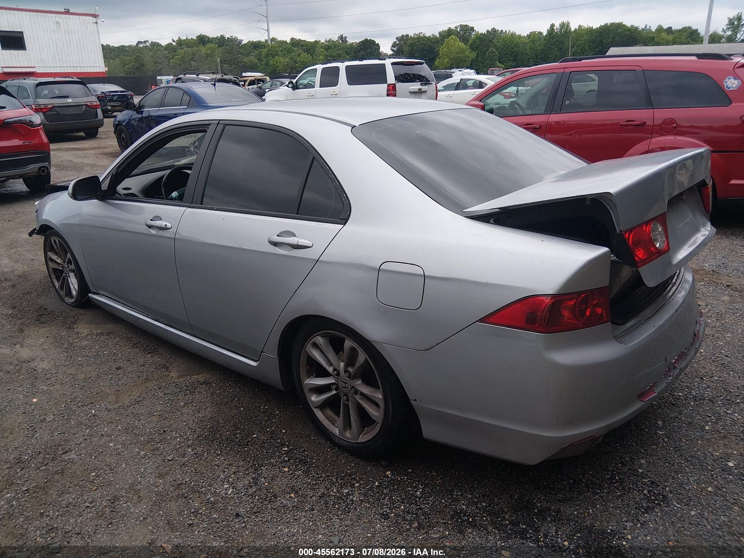 2004 Acura Tsx   Silver vin: JH4CL95874C015444