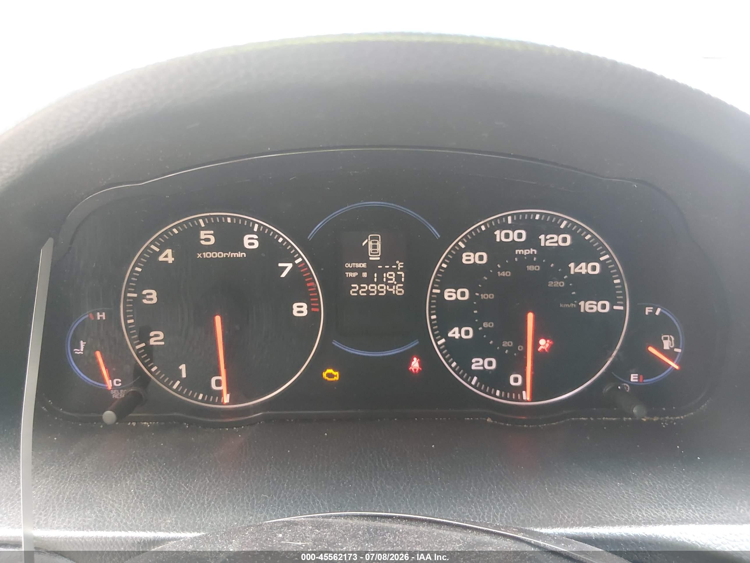 2004 Acura Tsx   Silver vin: JH4CL95874C015444
