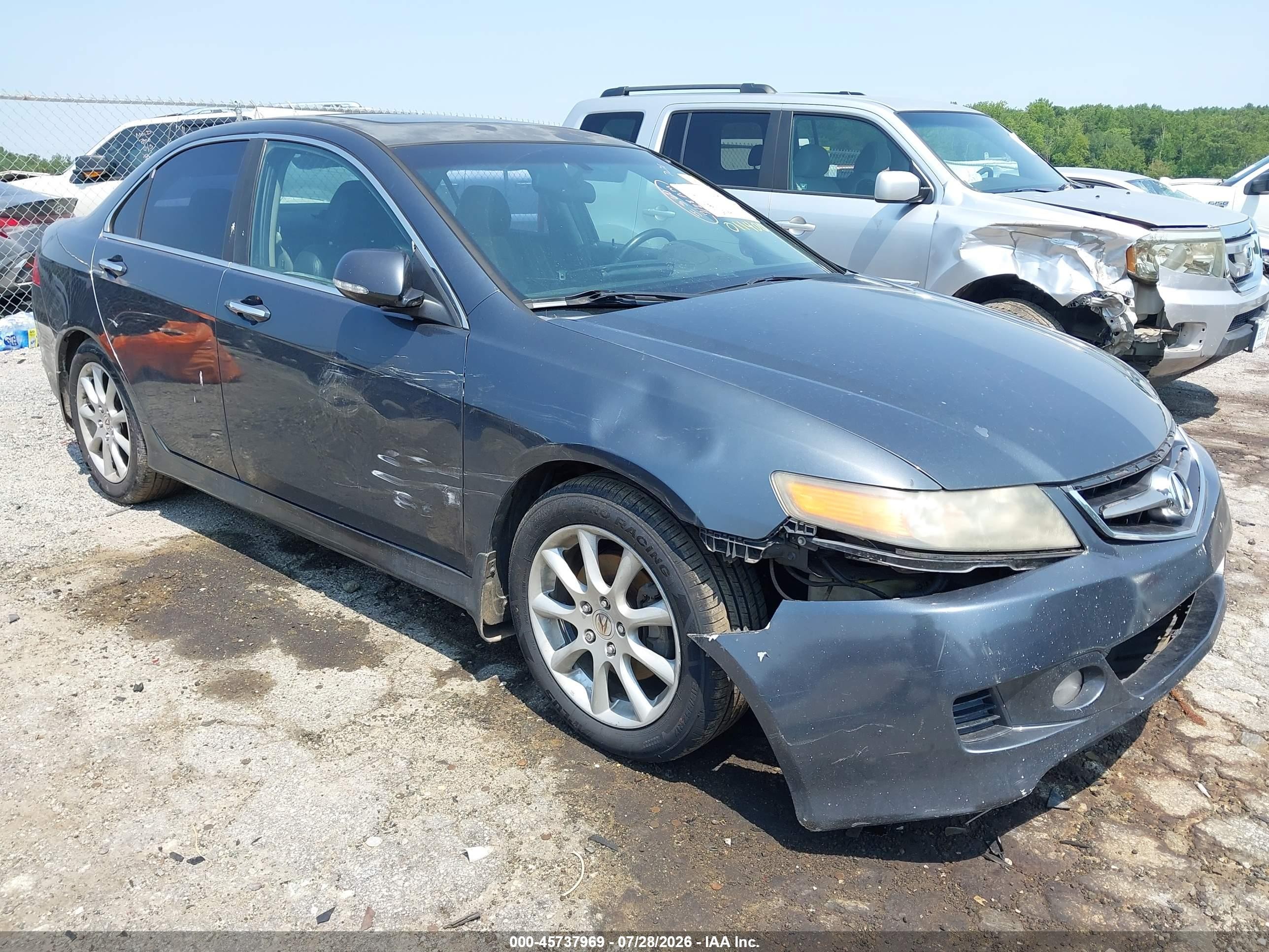 2006 Acura Tsx   Gray vin: JH4CL95876C011400
