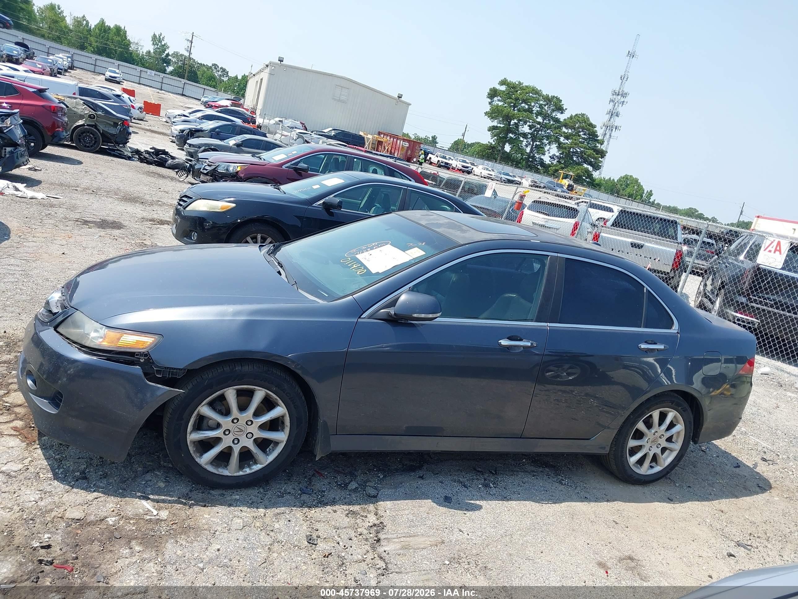 2006 Acura Tsx   Gray vin: JH4CL95876C011400