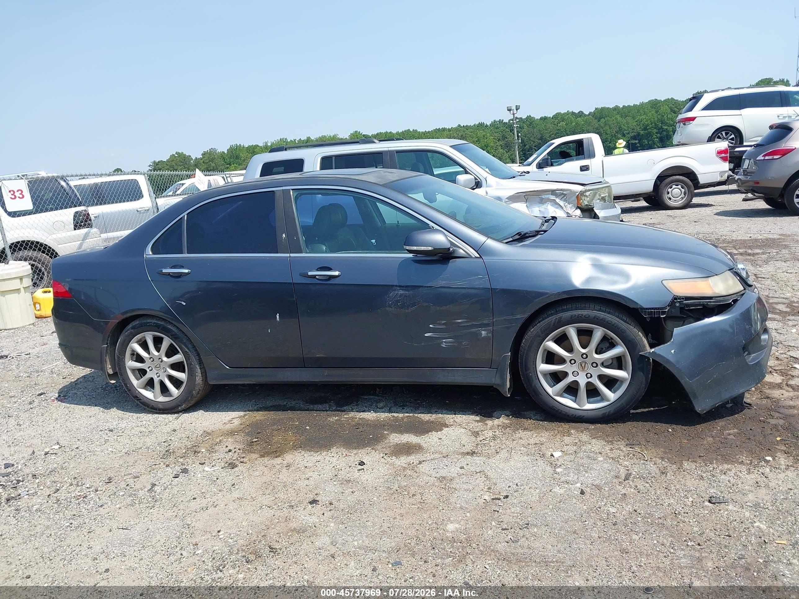 2006 Acura Tsx   Gray vin: JH4CL95876C011400