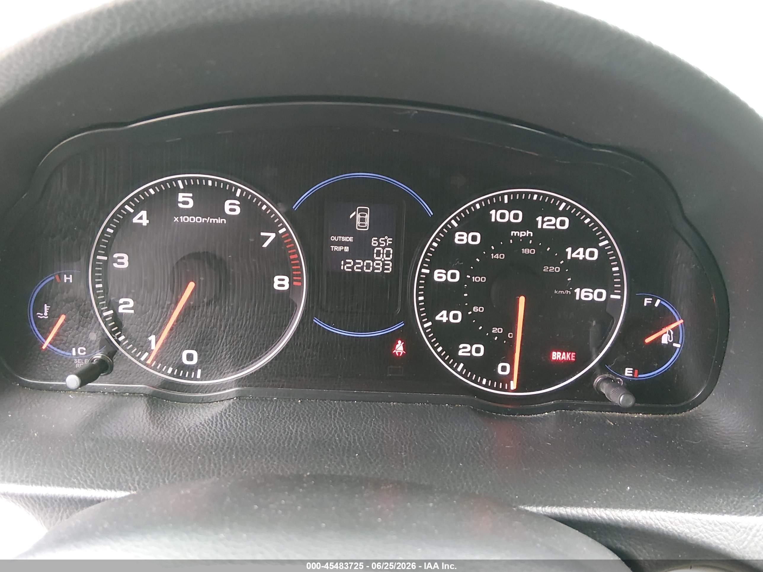 2004 Acura Tsx   Silver vin: JH4CL95884C027716