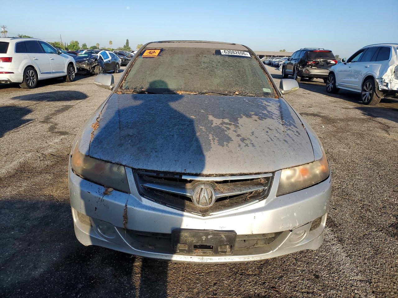 2006 Acura Tsx Серебряный vin: JH4CL95886C000549