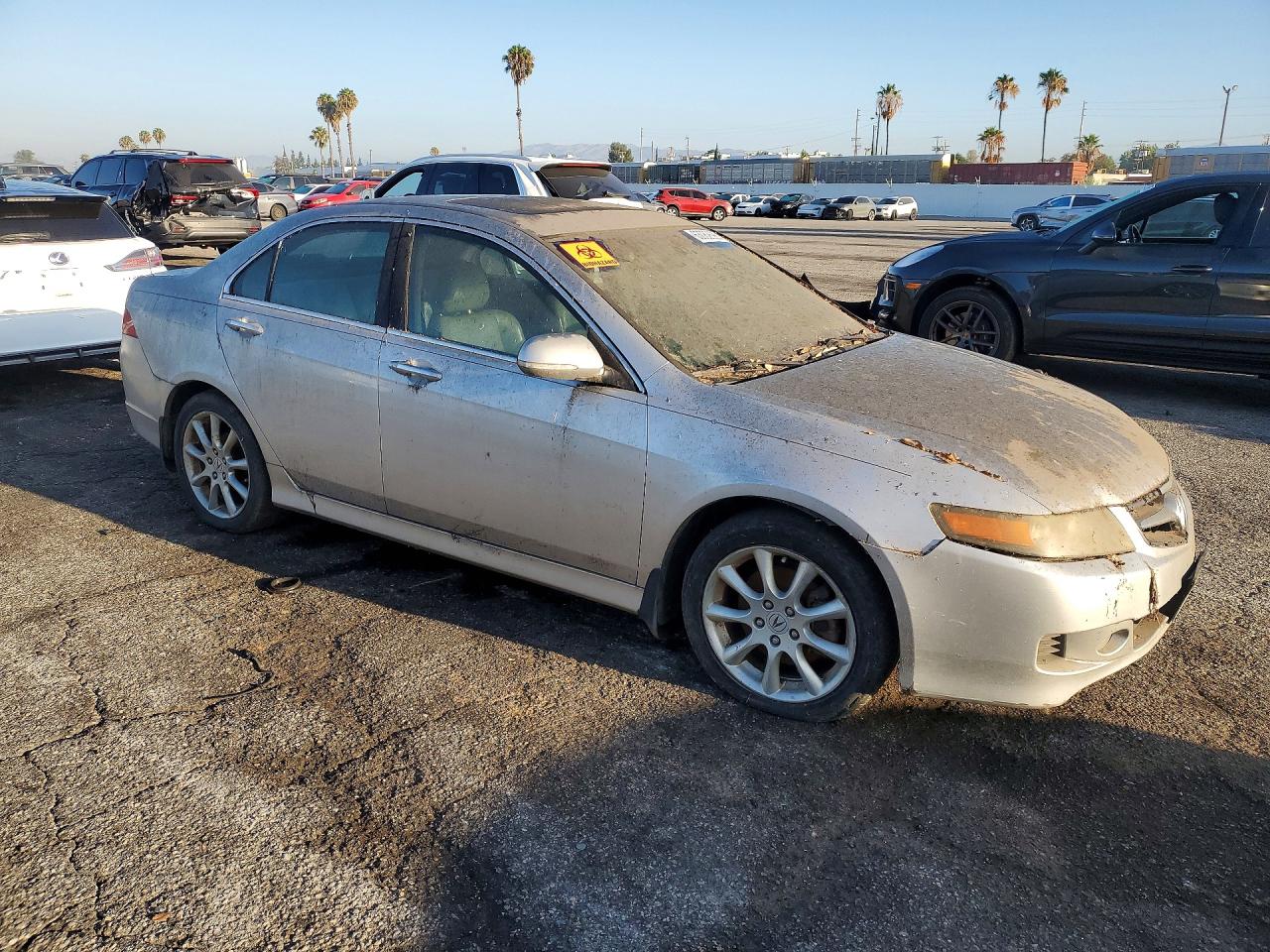 2006 Acura Tsx Серебряный vin: JH4CL95886C000549