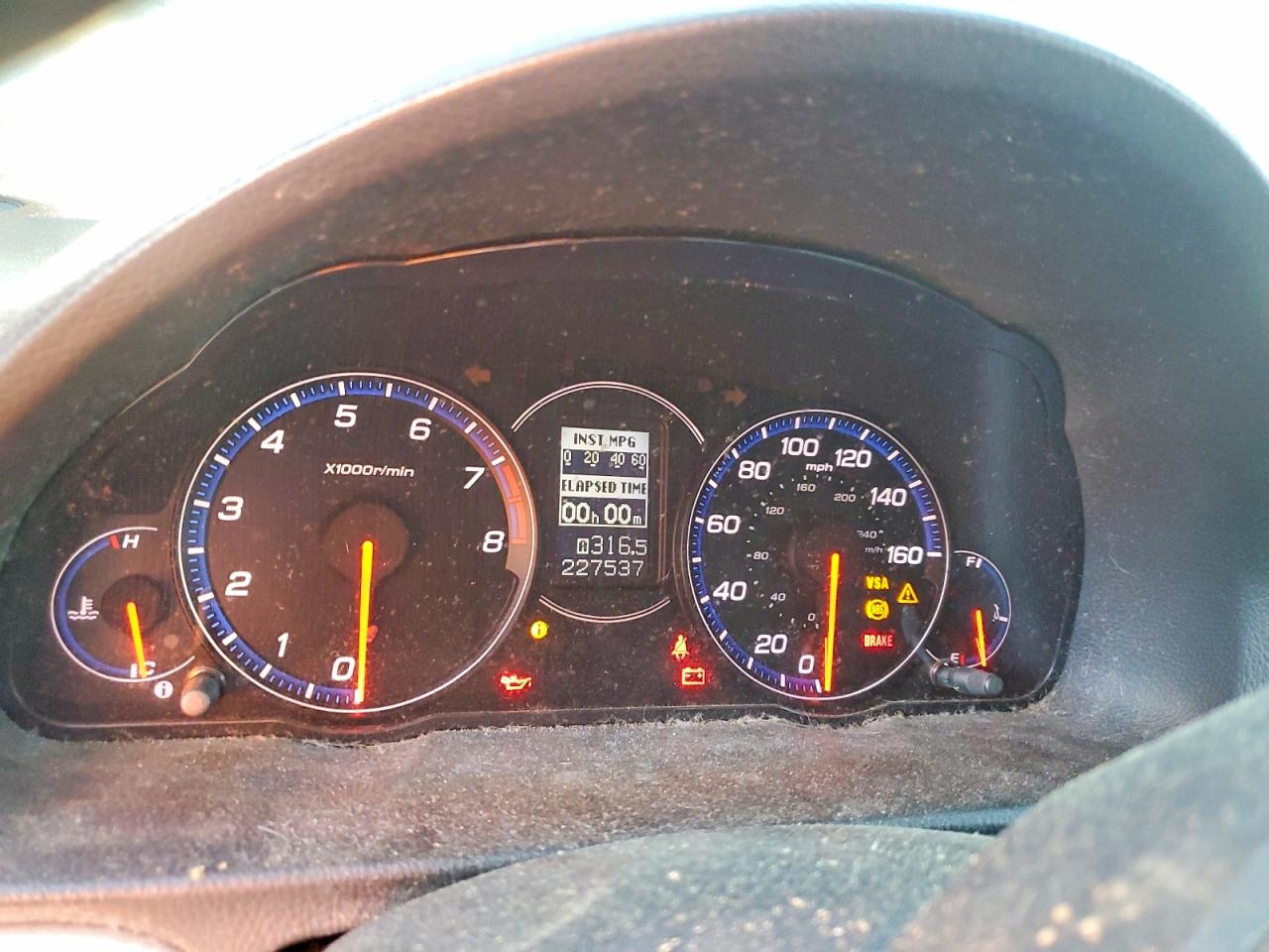 2006 Acura Tsx Серебряный vin: JH4CL95886C000549