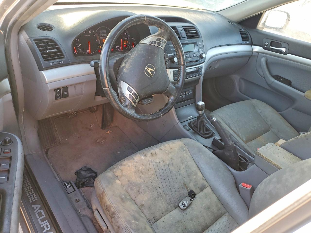 2006 Acura Tsx Серебряный vin: JH4CL95886C000549