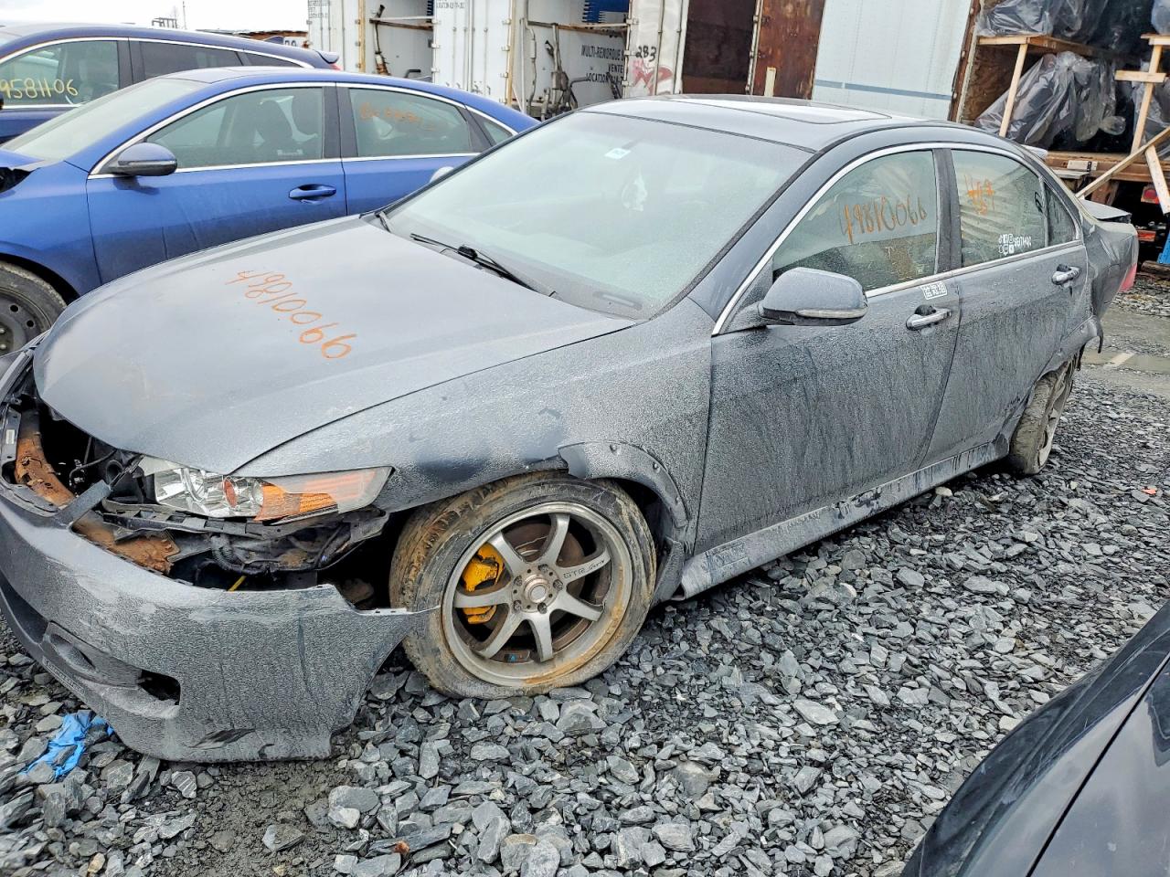 2007 Acura Tsx Charcoal vin: JH4CL95887C801208