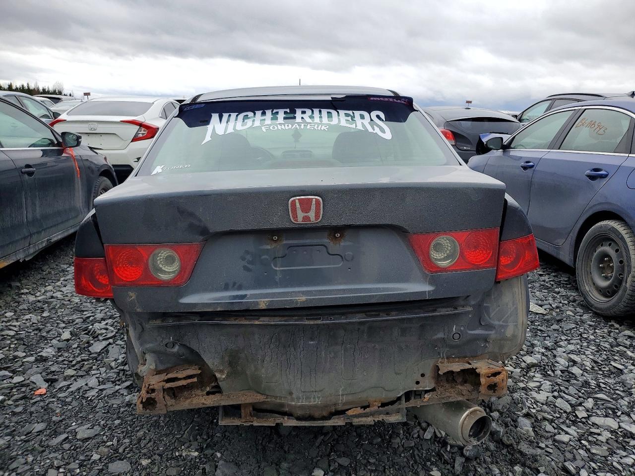 2007 Acura Tsx Charcoal vin: JH4CL95887C801208