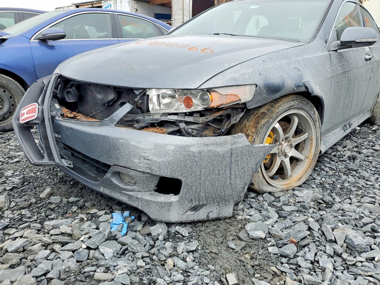 2007 Acura Tsx Charcoal vin: JH4CL95887C801208
