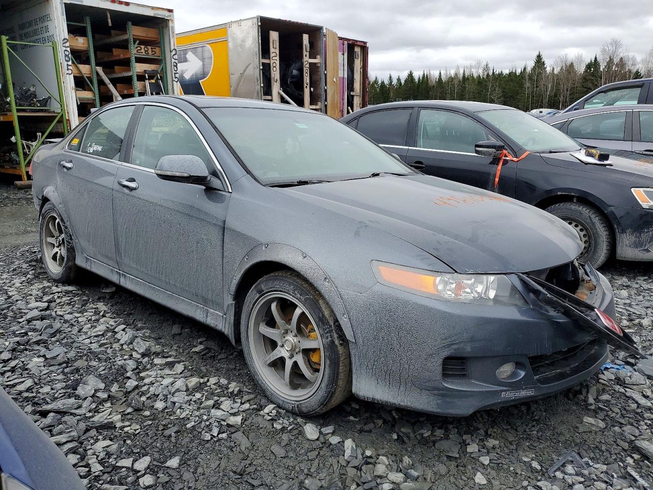 2007 Acura Tsx Charcoal vin: JH4CL95887C801208