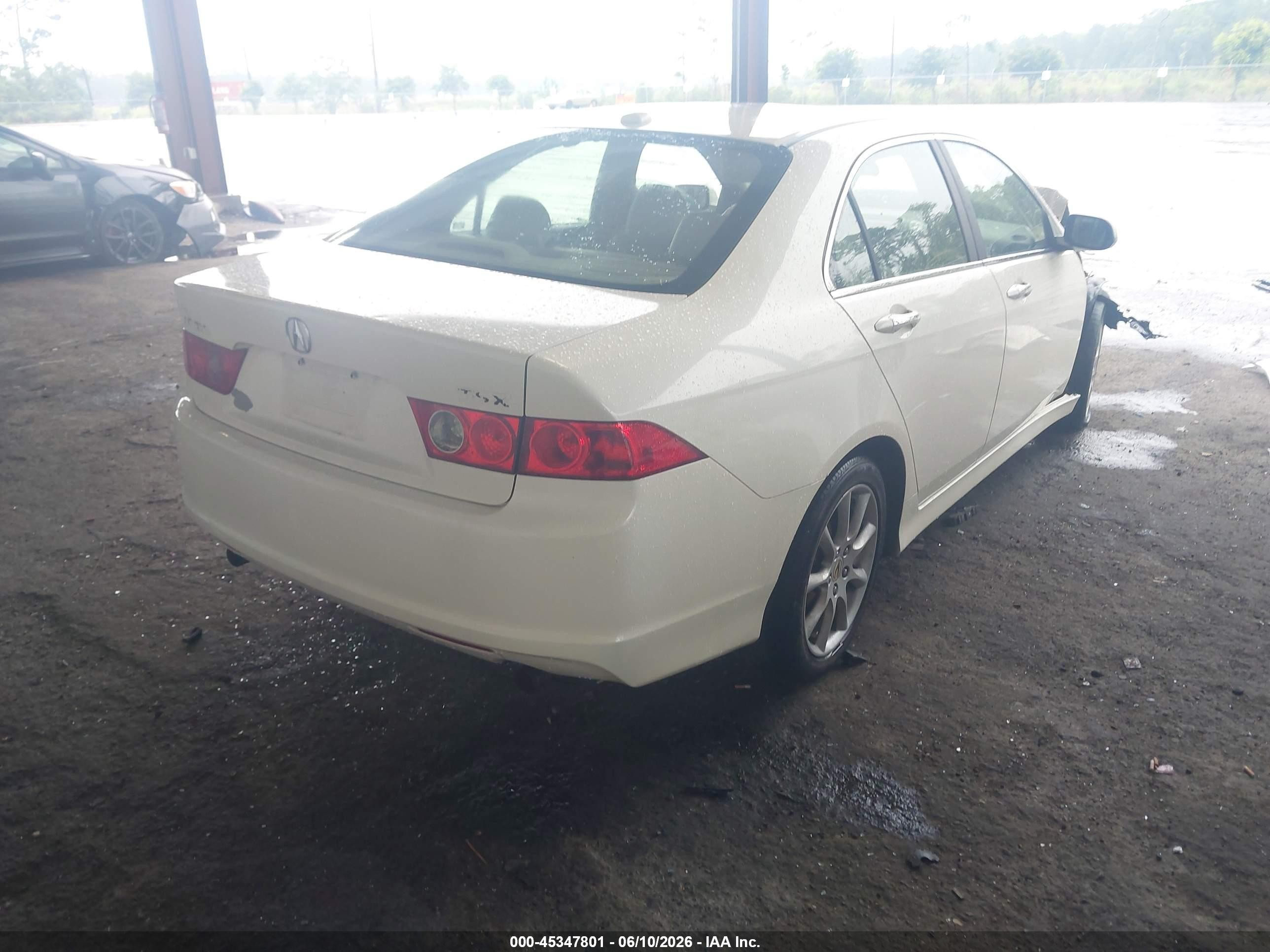 2006 Acura Tsx   White vin: JH4CL95896C007946