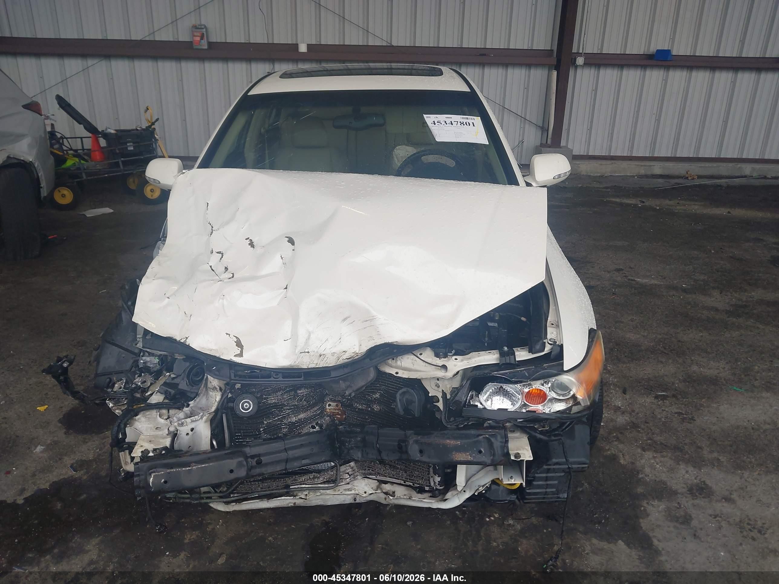 2006 Acura Tsx   White vin: JH4CL95896C007946