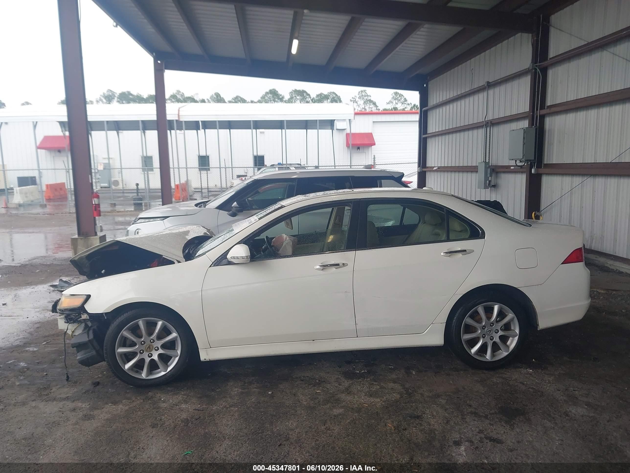 2006 Acura Tsx   White vin: JH4CL95896C007946
