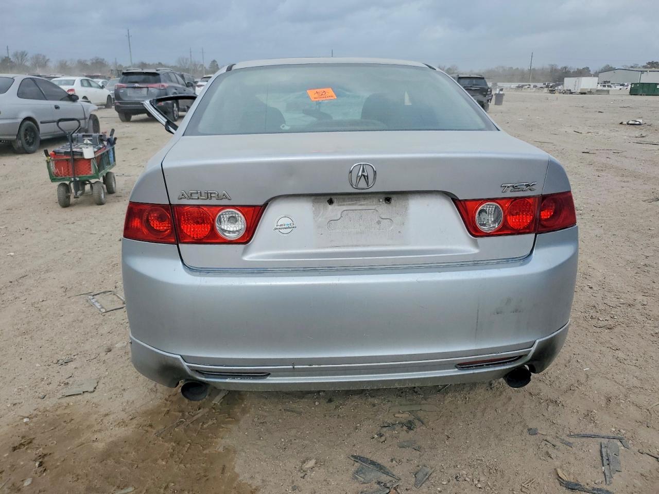 2004 Acura Tsx Серебряный vin: JH4CL958X4C005877