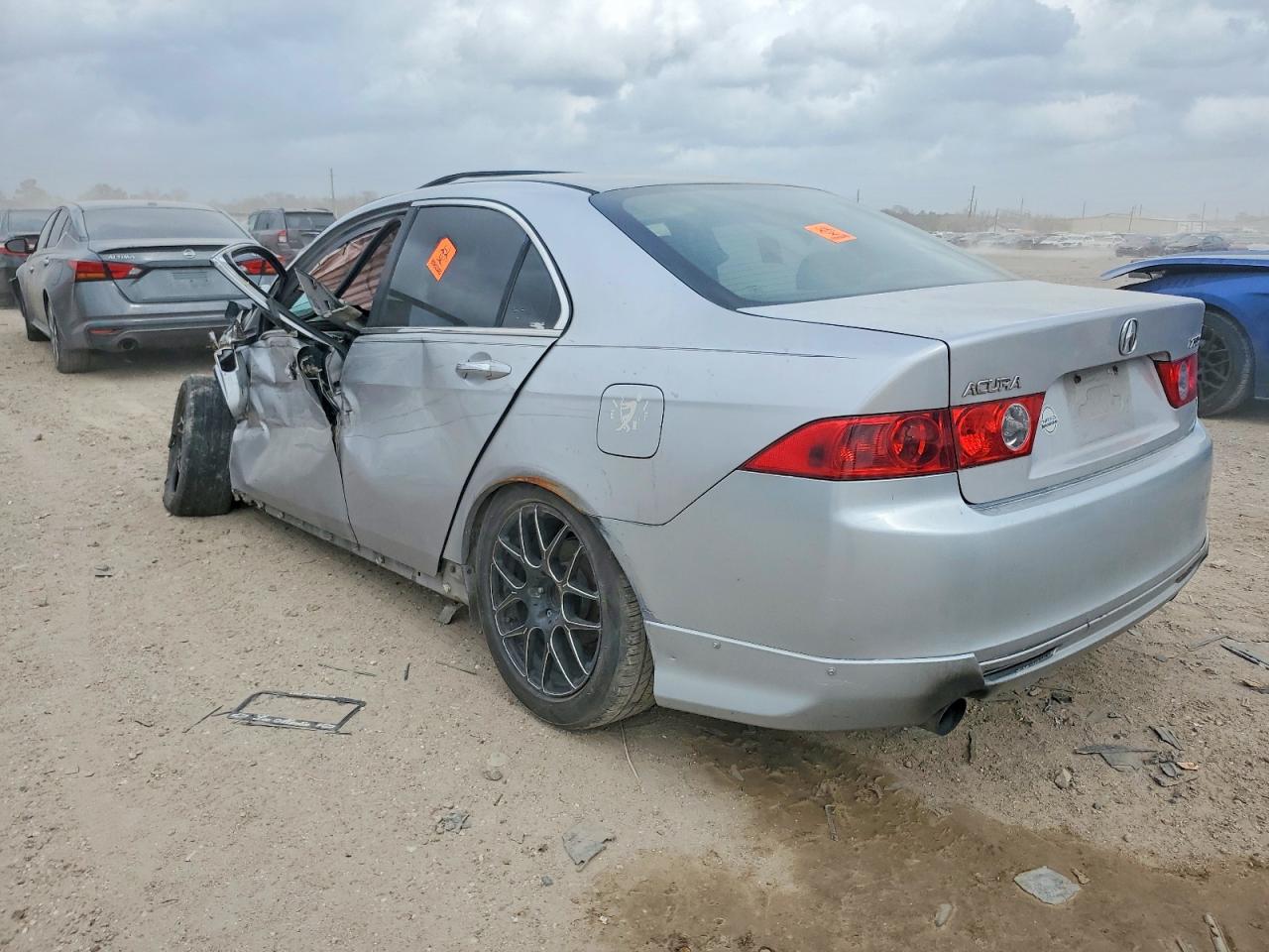 2004 Acura Tsx Серебряный vin: JH4CL958X4C005877
