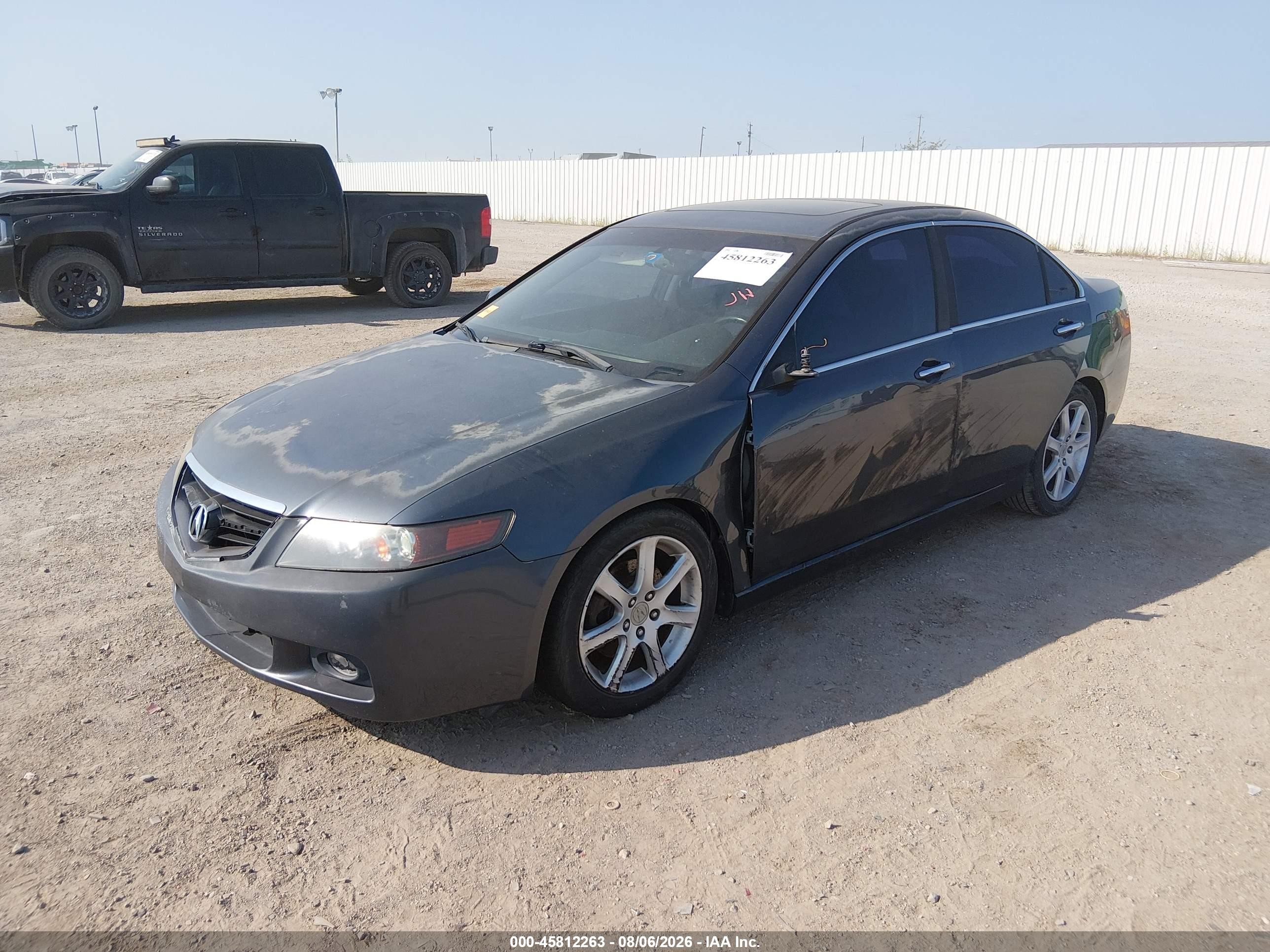 2004 Acura Tsx Gray vin: JH4CL95904C024351