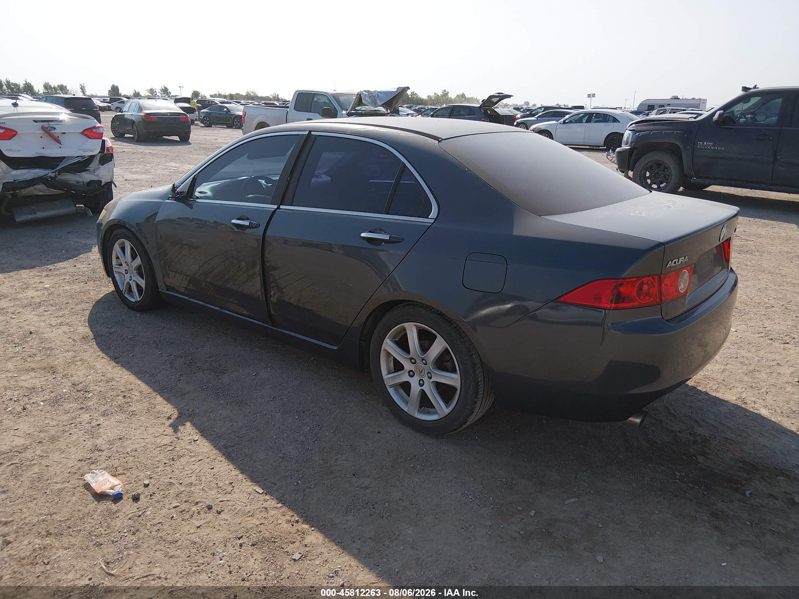 2004 Acura Tsx Gray vin: JH4CL95904C024351